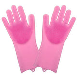 Silicone Dish Washing Gloves – Multipurpose Cleaning and Scrubbing Gloves