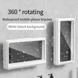 Shower Phone Holder | Waterproof Bathroom Mobile Phone Holder | Anti-Fog Case for Shower | Wall Mountable | Supports Up to 6.8 Inch Phones