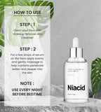 Niacid Face Serum -Skin Brightening & Anti-Aging Formula Repairs and Hydrates (Pack of 2)