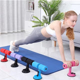 Adjustable Sit-Up Exercise Bar with Suction Base | Core Training Ab Exerciser | Home Workout Equipment