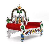 Bal Gopal Singhasan Handicraft Laddu Gopal Singhasan Bal Gopal Bed Thakorji Singhasan Fancy Singhasan Janmashtami Special Singhasan, Wooden