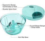Vegetable Chopper for Kitchen, Onion Chopper, Onion Cutter, Vegetable Cutter (500ml, 3 Blades, Multicolor)