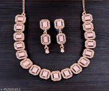 New Trendy Rose Gold Jewellery Set (Elegant Fashion Collection)