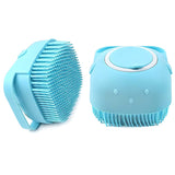 Scrubbing Soft Silicone Bath Brush with Hooks Baby Showers Silicon Cleaning Brushes
