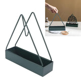Mosquito Incense Holder, Triangular Shape Mosquito Coil Holder Iron Fire Prevention for Beauty Salon