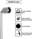 10-Pcs Socket Handle Set | Hand Tool Kit for Home DIY, Automobile & Vehicle Maintenance Repair (Pack of 1)