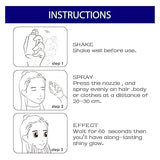 Shiny Glitter Spray For Night Club Party Dating Hair Body Glitter Spray