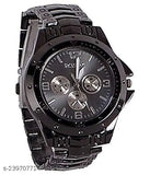 Luxury Inspired Black Arabic Dial Watch