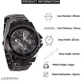 Luxury Inspired Black Arabic Dial Watch