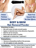 Body & bikini wax powder