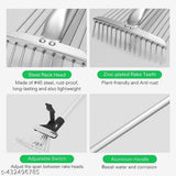 Adjustable Garden Leaf Rake