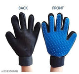 Silicone Cleaning Glove Brush for Pet (Multicolor, Set of 1)
