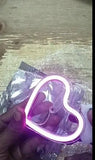 Heart Shaped Car Window Light with Suction Cups – Solar Powered LED Decoration