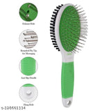Double Sided Hair Brush for Pet (Multicolor)
