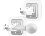 Self Adhesive Curtain Rod Holder Without Drill-(packof4)