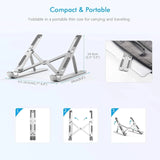 foldable aluminum laptop stand