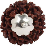 7 Mukhi Rudraksha Silver Capped Pendant – Spiritual Energy and Protection