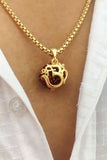 Om Rudraksha Pendant With Chain – Spiritual &amp; Stylish Wear