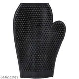 Silicone Grooming Glove for Pet (Multicolor, L)