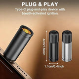 Electric Cigarette Lighter – Plug-in USB Pocket Portable Outdoor Mouth-Blow