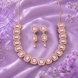 New Trendy Rose Gold Jewellery Set (Elegant Fashion Collection)