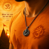 Men's Silver Chain with Hanuman Pendant