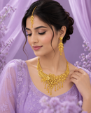 New Tready Golden Jewellery Set for Women